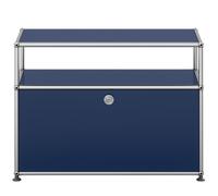 USM Haller Beistellmöbel - QUICK SHIP-stahlblau - USM_beist_DEQSO11 stahlblau