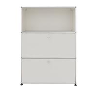USM Haller Highboard 1 Open / 2 Flaps Pure white