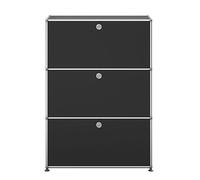 USM Haller Highboard 3 Flaps Graphite black - FAST DELIVERY