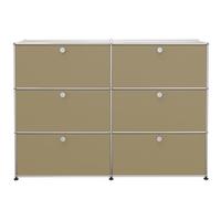 USM Haller Highboard 6 Klappen beige - USM HIGHBOARD 6 KLAPPE BEIGE