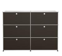 USM Haller Highboard 6 Klappen braun - USM HIGHBOARD 6 KLAPPE BRAUN