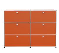 USM Haller Highboard 6 Klappen orange - USM HIGHBOARD 6 KLAPPE ORANGE
