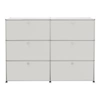 USM Haller Highboard 6 Klappen weiß - USM HIGHB 6KL 24 FD