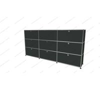 USM Haller Highboard breite Version anthrazit - USM HIGHBOARD BREIT ANTHRAZIT