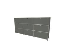 USM Haller Highboard breite Version mittelgrau - USM HIGHBOARD BREIT MGRAU
