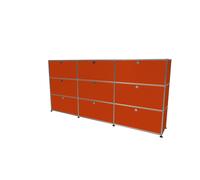 USM Haller Highboard breite Version orange - USM HIGHBOARD BREIT ORANGE
