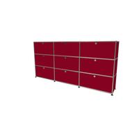 USM Haller Highboard breite Version rot - USM HIGHBOARD BREIT ROT