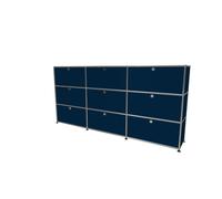 USM Haller Highboard breite Version stahlblau - USM HIGHBOARD BREIT SBLAU