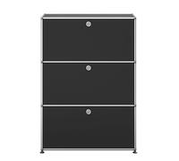 USM Haller Highboard G1 with 3 doors - graphite black - USM DE_QS_G1 30 FD