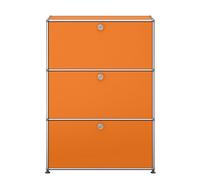 USM Haller Highboard G1 with 3 doors - QUICK SHIP - pure orange - USM DE_QS_G1 26