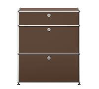 USM Haller Highboard M25 with 2 doors - QUICK SHIP - brown - DE_QS_M25
