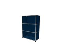 USM Haller Highboard mit einer Klappe stahlblau - USM HIGHBOARD 1 KLAPPE SBLAU