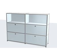 USM Haller Highboard - QUICK SHIP-mattsilber - DE_QS_G3