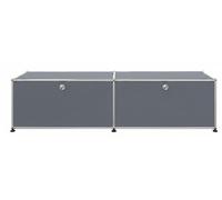 USM Haller Lowboard 2 doors Medium Grey - USM LOWBOARD 2KLAPPEN FD SCH