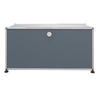 USM Haller Lowboard mit einer Klappe mittelgrau - USM LOWBOARD 1 KLAPPE 32
