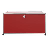 USM Haller Lowboard mit einer Klappe rot - USM LOWBOARD 1 KLAPPE 23