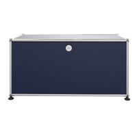 USM Haller Lowboard mit einer Klappe stahlblau - USM LOWBOARD 1 KLAPPE 34