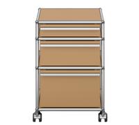 USM Haller Mobile container M63 with 3 drawers Beige - QS_M63 BEIGE