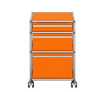 USM Haller Mobile container M63 with 3 drawers Reinorange - QS_M63 2004