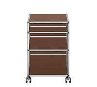 USM Haller Mobile container with 3 drawers Brown - QS_M63 BRAUN