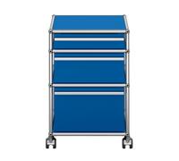 USM Haller Mobile container with 3 drawers Enzian blue - QS_M63 5010