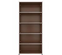 USM Haller Open Shelf H 179 cm Brown - USM REGAL 179 FD