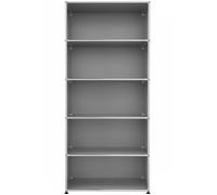 USM Haller Open Shelf H 179 cm Medium Grey - USM REGAL 179 FD