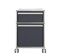 USM Haller Rollcontainer mit Hängeregistratur -anthrazitgrau - USM_ROLLCON_DE_QS_M1 ANT GRAU