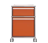 USM Haller Rollcontainer mit Hängeregistratur - reinorange - usm_roll_haenge1 reinorange