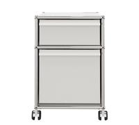 USM Haller Rollcontainer mit Hängeregistratur - reinweiß - USM DE_QS_M1 24 NO QU SHI