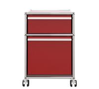 USM Haller Rollcontainer mit Hängeregistratur - rubinrot - usm_roll_haenge1 USM rubinrot