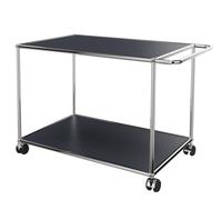 USM Haller Servierwagen mit Rollen anthrazit - USM SERVIERWAGEN ANTHRAZIT