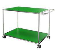 USM Haller Servierwagen mit Rollen grün - USM SERVIERWAGEN GRUEN