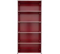USM Haller Shelf Open H 179 cm Ruby Red - USM REGAL 179 FD