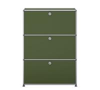 USM Haller shelf - QUICK SHIP Olive green - USM Kommode DE_QS_G1 1 36