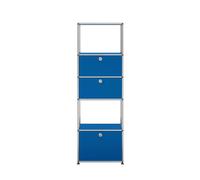 USM Haller Shelf with insert frame Enzianblue - QS M52 5010