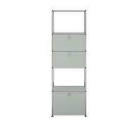 USM Haller Shelf with insert frame Light grey - QS M52 7035
