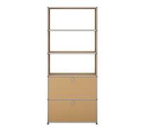 USM Haller shelving unit with 2 doors M24 Beige - USM QS M24 31