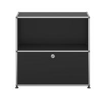 USM Haller Sideboard 1 Flap / 1 Open Graphit black - QS M62 9011