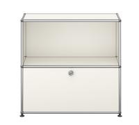 USM Haller Sideboard 1 Flap / 1 Open White - QUICK SHIP - QS M62 9010