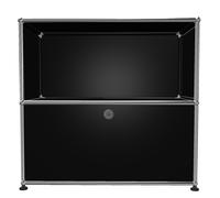 USM Haller Sideboard 1 Open / 1 Drawer Graphite black - FAST DELIVERY