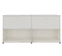 USM Haller Sideboard 2 Drawers and 2 Open Pure white