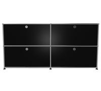 USM Haller Sideboard 4 Flaps Graphite black - FAST DELIVERY