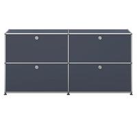 USM Haller Sideboard E2 with 4 folding doors - QUICK SHIP anthrazitgrau - USM DE_QS_E2 33