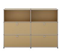 USM Haller sideboard / highboard with 4 flaps - QUICK SHIP beige - DE_QS_G3
