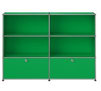 USM Haller Sideboard M 65 4 Open / 2 Flaps Green - USM HALLER QS M65 28