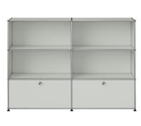 USM Haller Sideboard M 65 4 Open / 2 Flaps Light Grey - USM HALLER QS M65 29