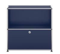 USM Haller Sideboard M62 1 Flap / 1 Open Steel Blue - USM HALLER QS M62 34