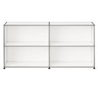 USM Haller Sideboard M67 open with four compartments QUICK SHIP Pure White - USM HALLER QS M67 24
