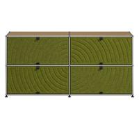 USM Haller Sideboard M68 with Soft Panels Beige-Green - USM QS M68 31_94